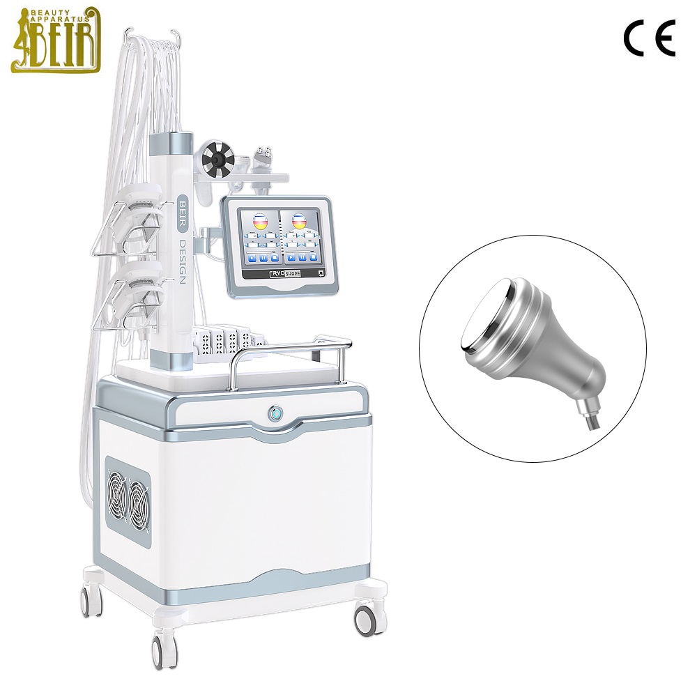 Multifunction cryotherapy fat freeze RF vacuum cavitation slimming equipment Multifunction cryotherapy fat freeze RF vacuum cavitation slimming equipment